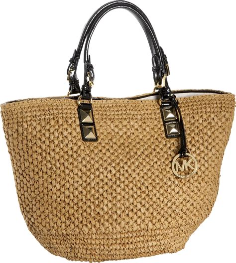 michael kors santorini large basket tote|MICHAEL Michael Kors Santorini Large Straw Basket Tote.